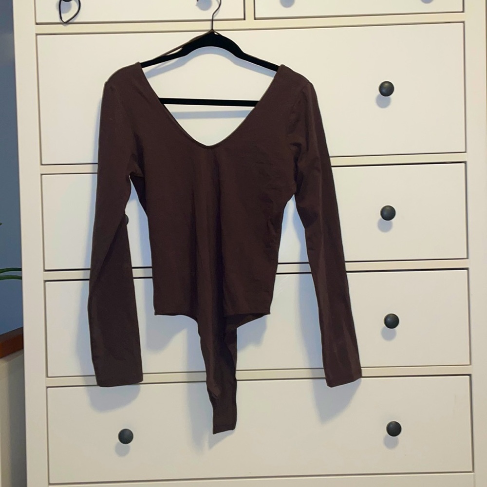 brown GB bodysuit